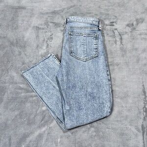 rag & bone Nina High-Rise Ankle Flare Split Hem Jeans - Size 27